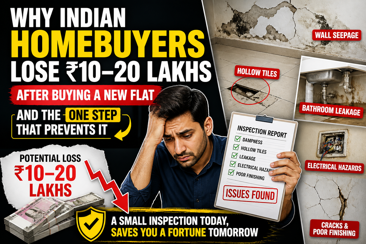 why indian home buyers lose Rs 10 lakhs-20 lakhs